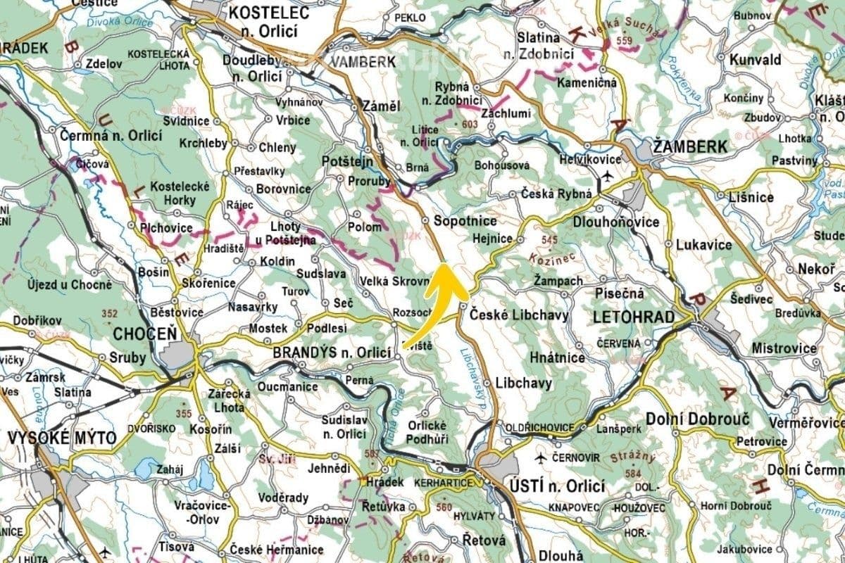 Predaj pozemku 5.383 m², Sopotnice, Pardubický kraj Predaj pozemku 5.383 m², Sopotnice, Pardubický kraj