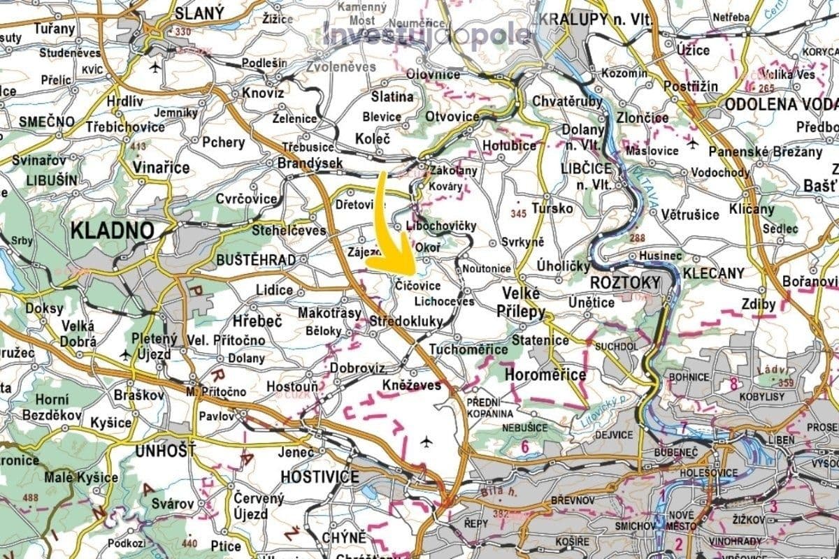 Predaj pozemku 8.368 m², Číčovice, Středočeský kraj Predaj pozemku 8.368 m², Číčovice, Středočeský kraj