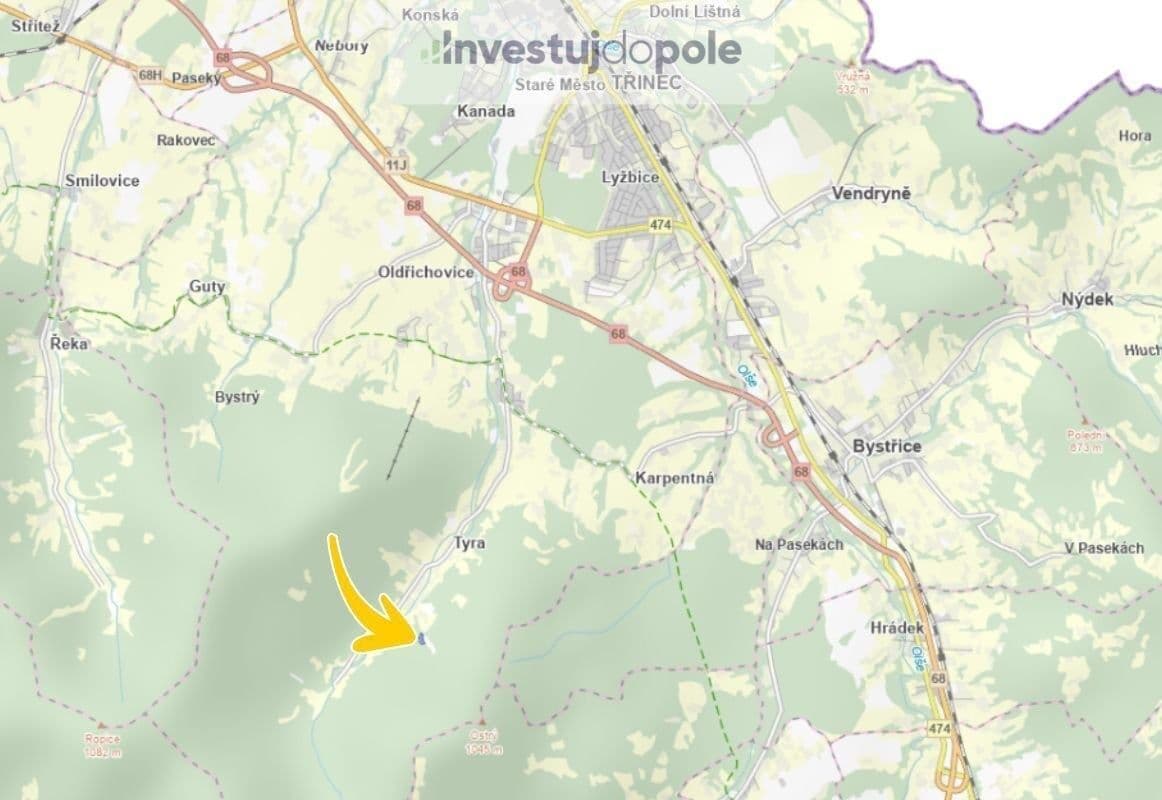 Predaj pozemku 16.673 m², Třinec, Moravskoslezský kraj Predaj pozemku 16.673 m², Třinec, Moravskoslezský kraj