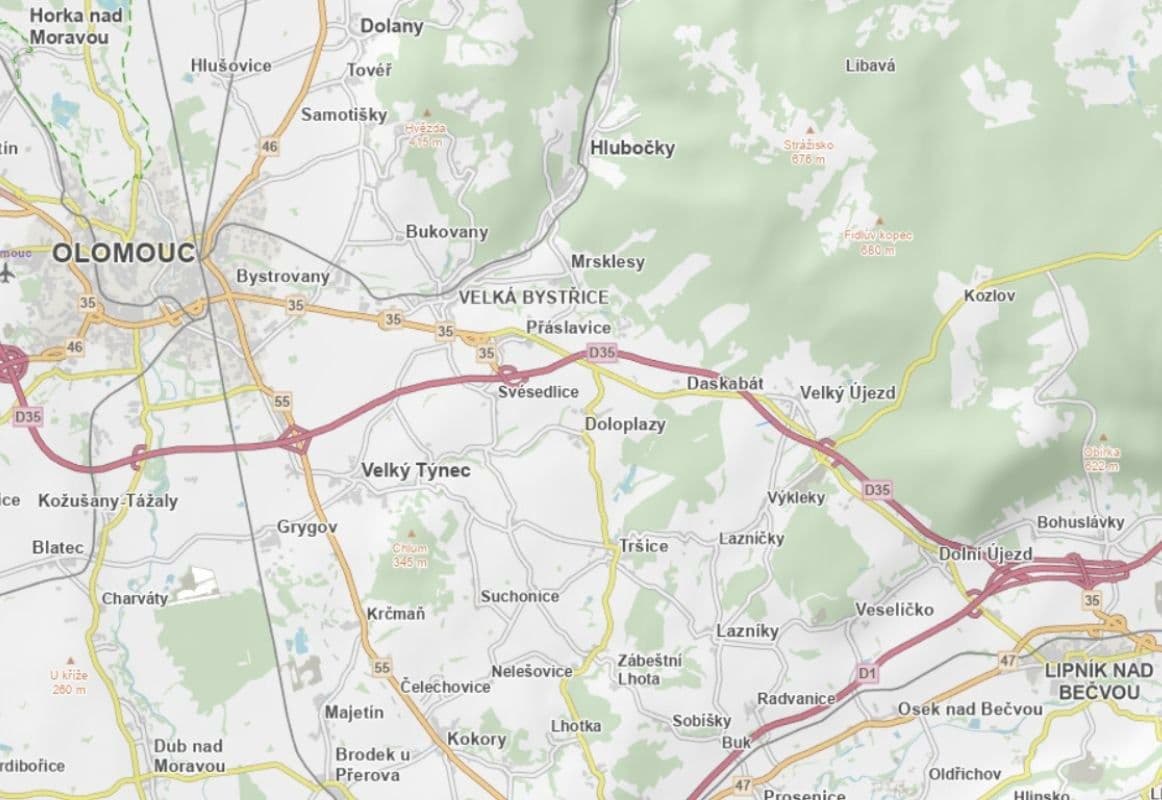 Predaj pozemku 3.815 m², Velký Újezd, Olomoucký kraj Predaj pozemku 3.815 m², Velký Újezd, Olomoucký kraj