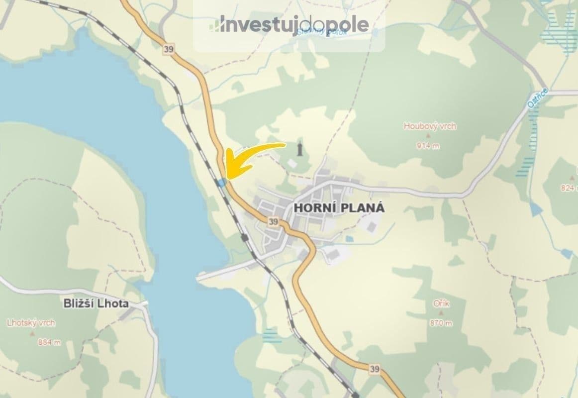 Predaj pozemku 5.807 m², Horní Planá, Jihočeský kraj Predaj pozemku 5.807 m², Horní Planá, Jihočeský kraj