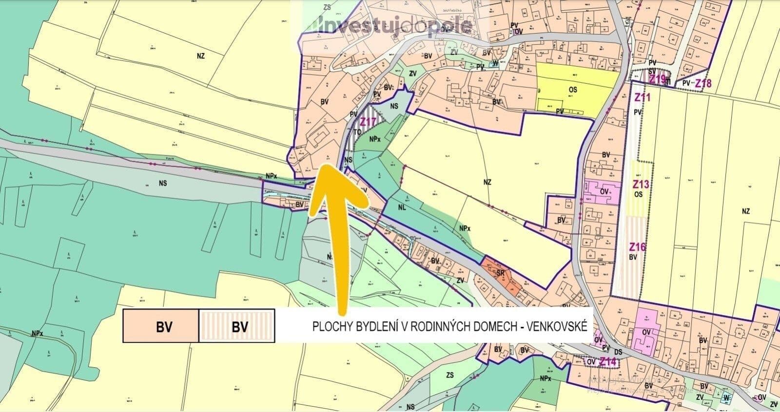Predaj pozemku 2.433 m², Jestřebí, Olomoucký kraj Predaj pozemku 2.433 m², Jestřebí, Olomoucký kraj