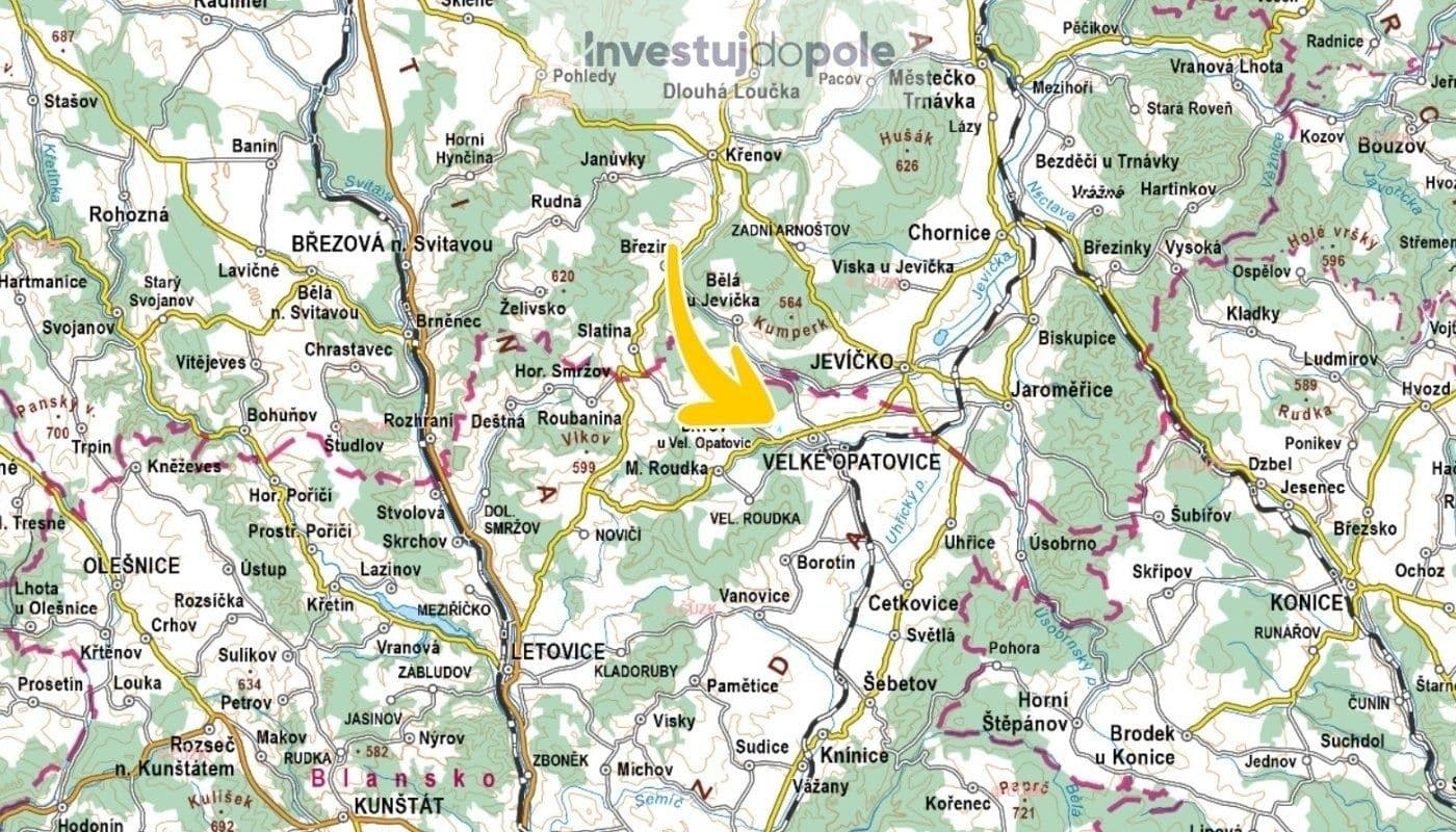 Predaj pozemku 1.433 m², Velké Opatovice, Jihomoravský kraj Predaj pozemku 1.433 m², Velké Opatovice, Jihomoravský kraj