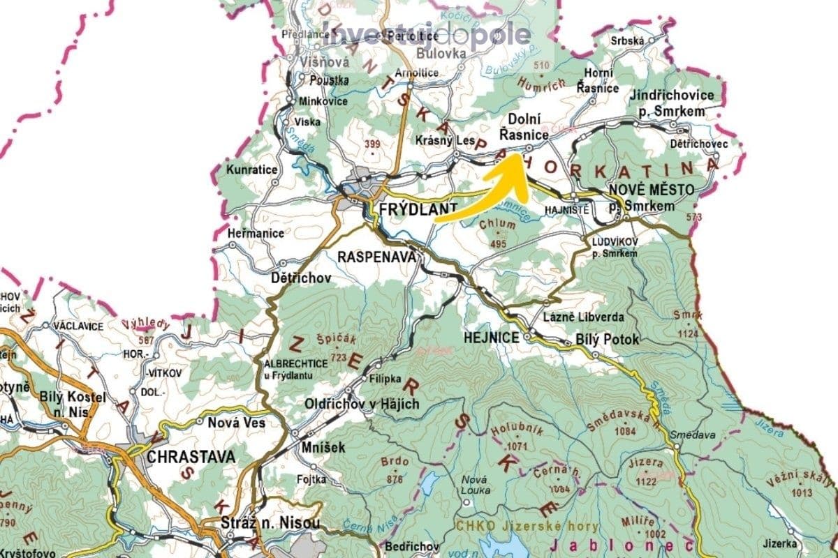 Predaj pozemku 2.046 m², Dolní Řasnice, Liberecký kraj Predaj pozemku 2.046 m², Dolní Řasnice, Liberecký kraj