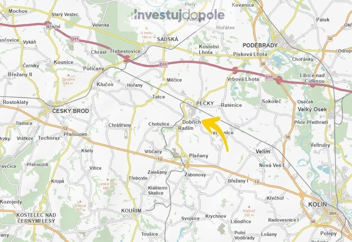 Predaj pozemku 1.645 m², Dobřichov, Středočeský kraj Predaj pozemku 1.645 m², Dobřichov, Středočeský kraj