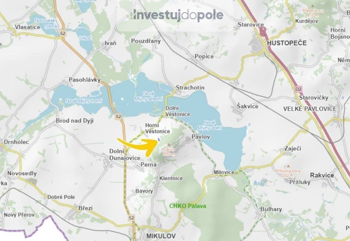 Predaj pozemku 24.706 m², Horní Věstonice, Jihomoravský kraj Predaj pozemku 24.706 m², Horní Věstonice, Jihomoravský kraj