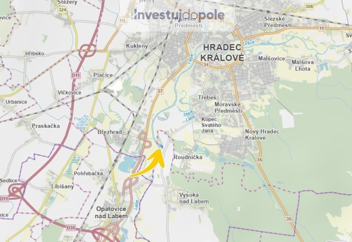 Predaj pozemku 3.472 m², Hradec Králové, Královéhradecký kraj Predaj pozemku 3.472 m², Hradec Králové, Královéhradecký kraj
