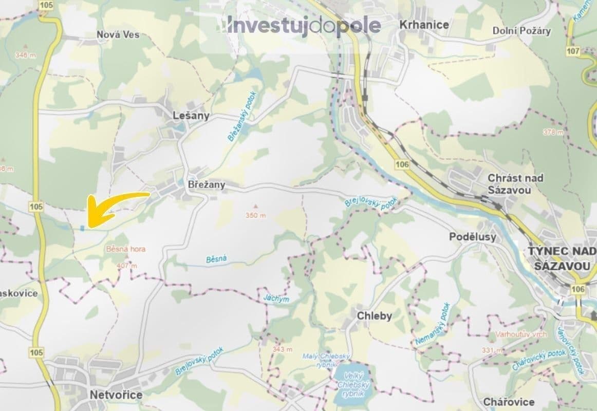Predaj pozemku 6.625 m², Lešany, Středočeský kraj Predaj pozemku 6.625 m², Lešany, Středočeský kraj