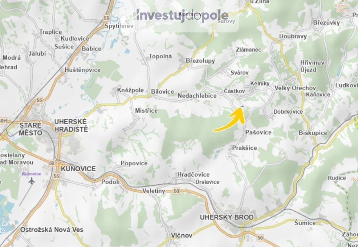 Predaj pozemku 4.782 m², Částkov, Zlínský kraj Predaj pozemku 4.782 m², Částkov, Zlínský kraj