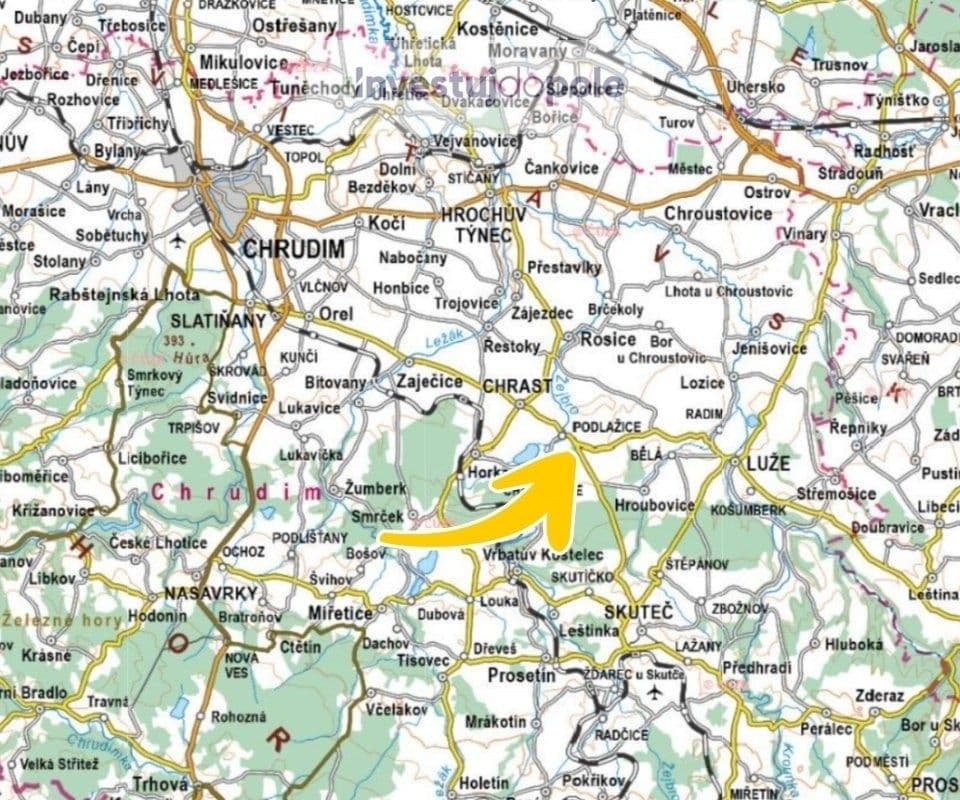 Predaj pozemku 1.825 m², Chrast, Pardubický kraj Predaj pozemku 1.825 m², Chrast, Pardubický kraj