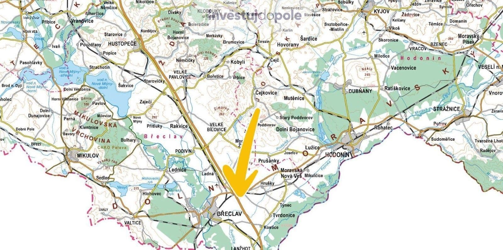 Predaj pozemku 8.251 m², Kostice, Jihomoravský kraj Predaj pozemku 8.251 m², Kostice, Jihomoravský kraj