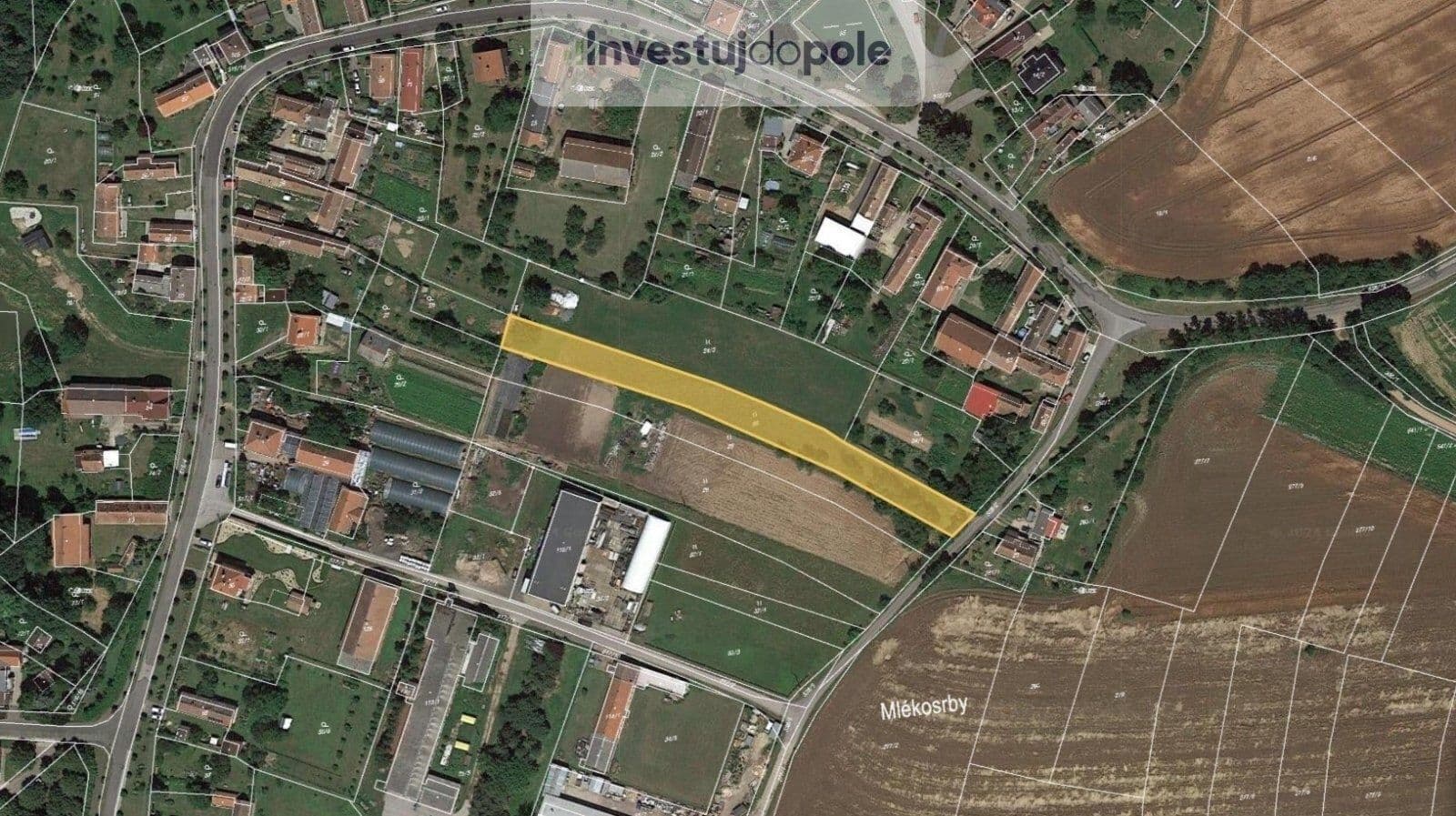 Predaj pozemku 1.205 m², Mlékosrby, Královéhradecký kraj Predaj pozemku 1.205 m², Mlékosrby, Královéhradecký kraj