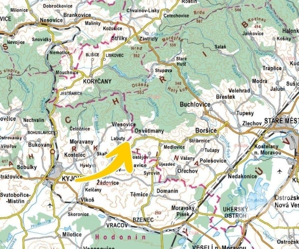 Predaj pozemku 3.836 m², Osvětimany, Zlínský kraj Predaj pozemku 3.836 m², Osvětimany, Zlínský kraj