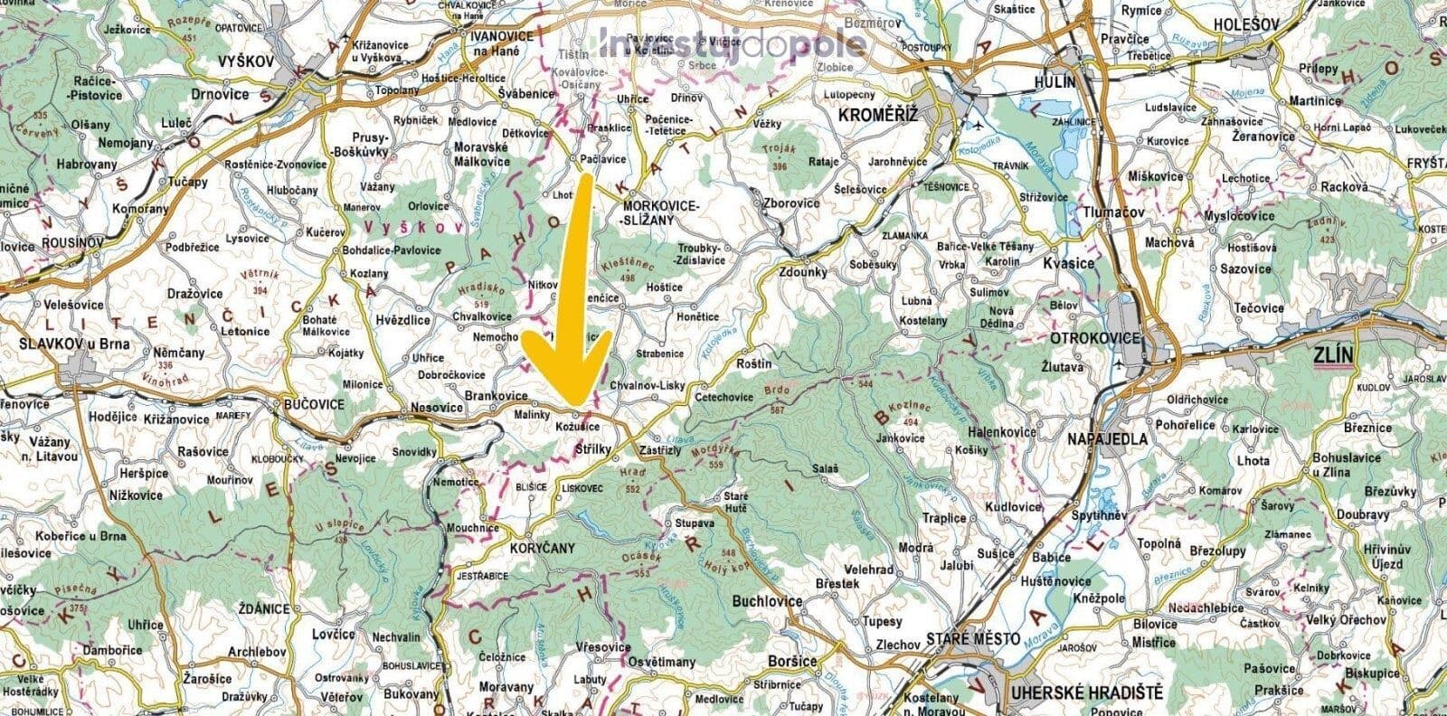 Predaj pozemku 3.319 m², Kožušice, Jihomoravský kraj Predaj pozemku 3.319 m², Kožušice, Jihomoravský kraj