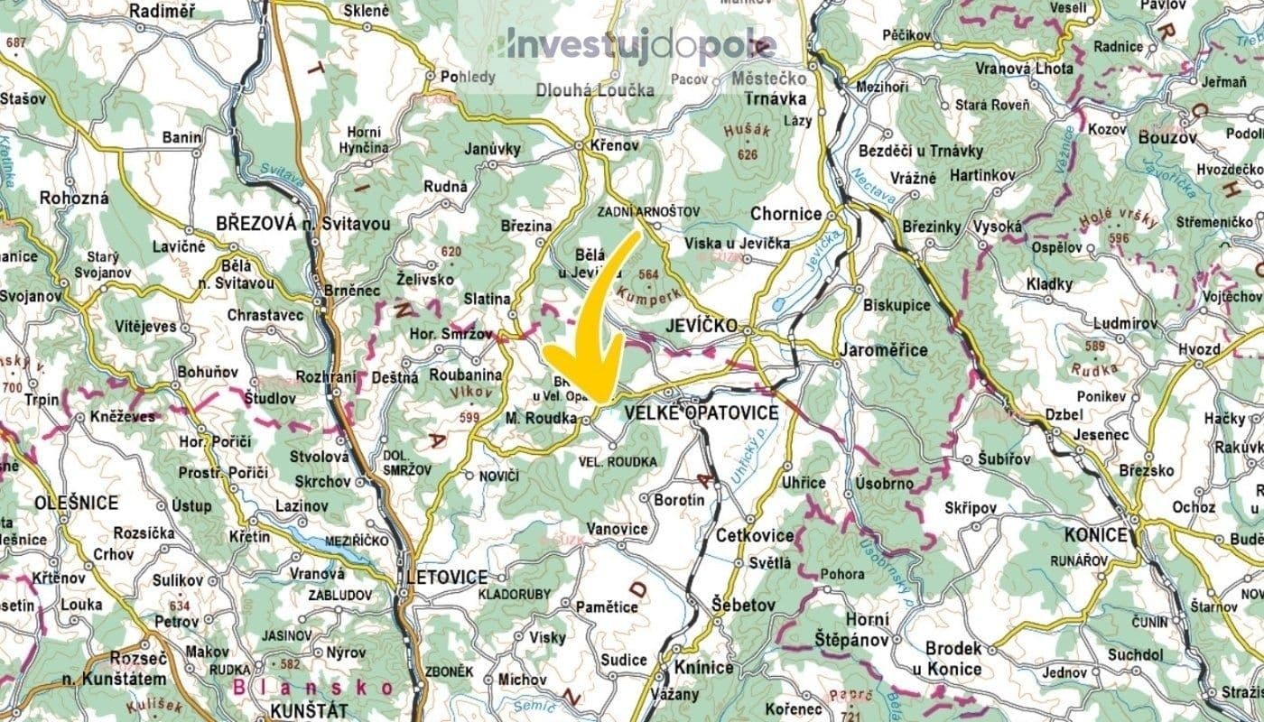 Predaj pozemku 1.304 m², Velké Opatovice, Jihomoravský kraj Predaj pozemku 1.304 m², Velké Opatovice, Jihomoravský kraj