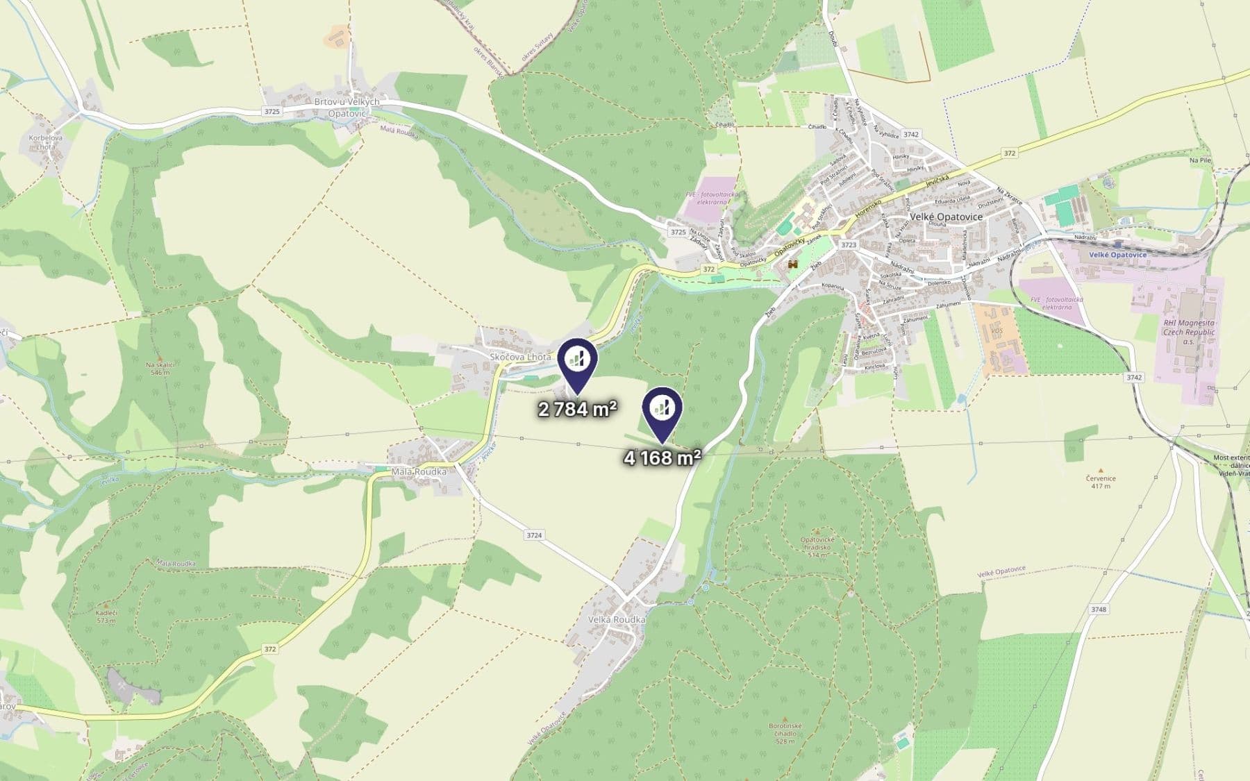 Predaj pozemku 1.304 m², Velké Opatovice, Jihomoravský kraj Predaj pozemku 1.304 m², Velké Opatovice, Jihomoravský kraj