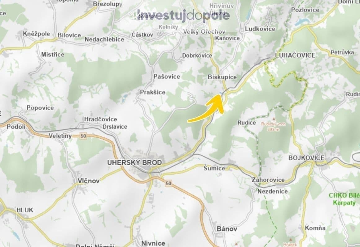 Predaj pozemku 4.701 m², Biskupice, Zlínský kraj Predaj pozemku 4.701 m², Biskupice, Zlínský kraj