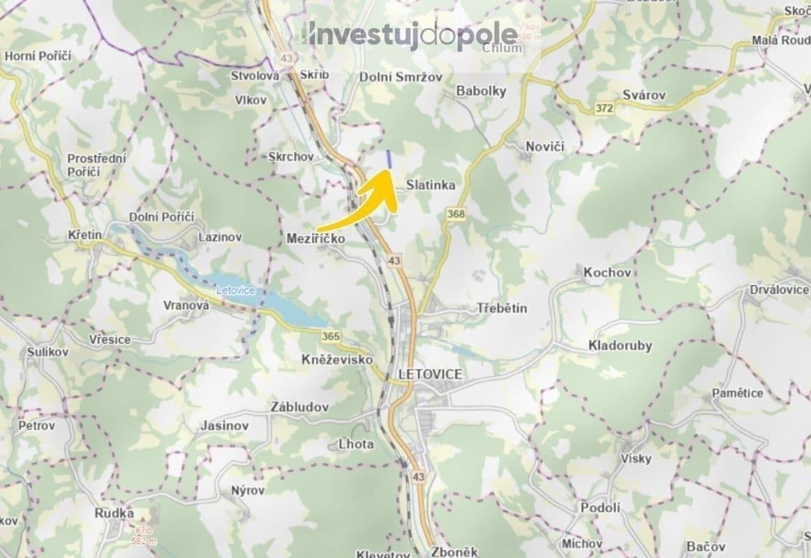 Predaj pozemku 10.240 m², Letovice, Jihomoravský kraj Predaj pozemku 10.240 m², Letovice, Jihomoravský kraj
