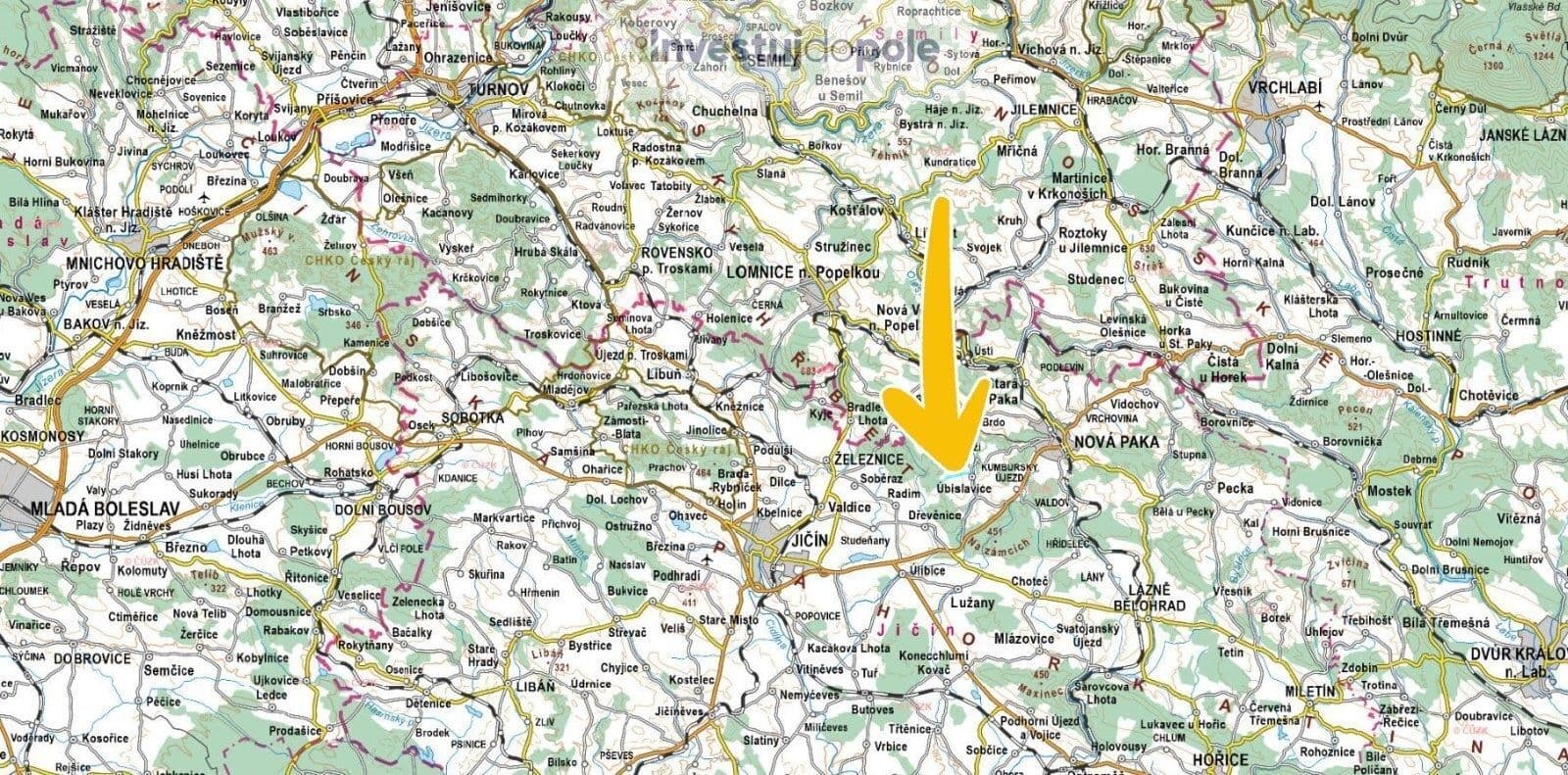 Predaj pozemku 15.205 m², Úbislavice, Královéhradecký kraj Predaj pozemku 15.205 m², Úbislavice, Královéhradecký kraj