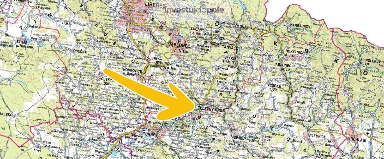 Predaj pozemku 4.446 m², Koberovy, Liberecký kraj Predaj pozemku 4.446 m², Koberovy, Liberecký kraj