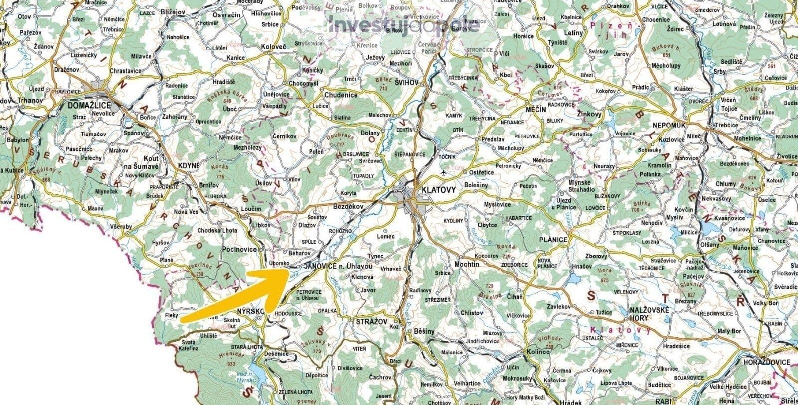 Predaj pozemku 10.426 m², Běhařov, Plzeňský kraj Predaj pozemku 10.426 m², Běhařov, Plzeňský kraj