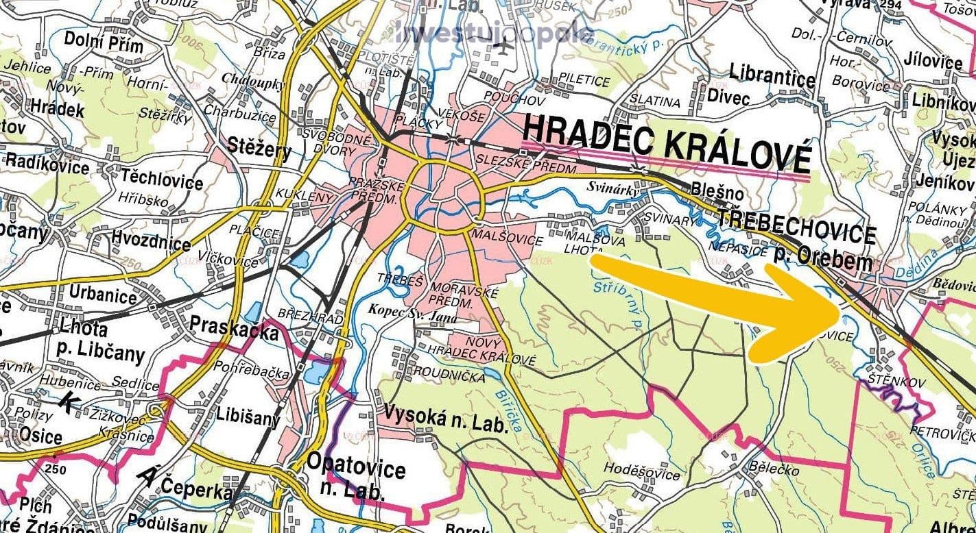 Predaj pozemku 7.720 m², Třebechovice pod Orebem, Královéhradecký kraj Predaj pozemku 7.720 m², Třebechovice pod Orebem, Královéhradecký kraj
