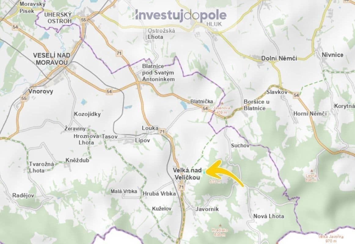 Predaj pozemku 2.938 m², Velká nad Veličkou, Jihomoravský kraj Predaj pozemku 2.938 m², Velká nad Veličkou, Jihomoravský kraj