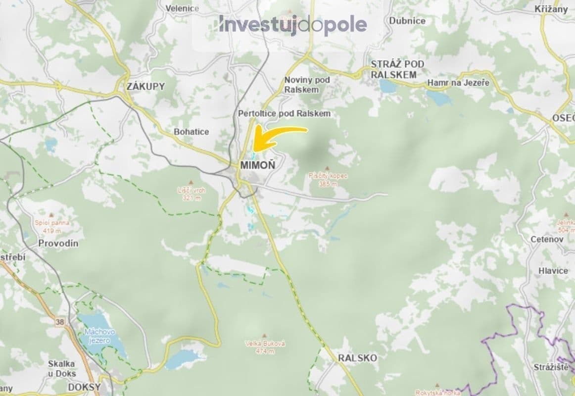 Predaj pozemku 23.999 m², Mimoň, Liberecký kraj Predaj pozemku 23.999 m², Mimoň, Liberecký kraj