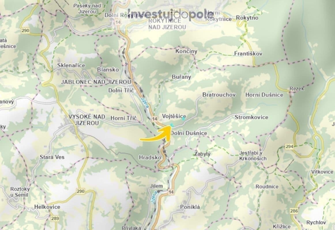 Predaj pozemku 12.355 m², Jablonec nad Jizerou, Liberecký kraj Predaj pozemku 12.355 m², Jablonec nad Jizerou, Liberecký kraj
