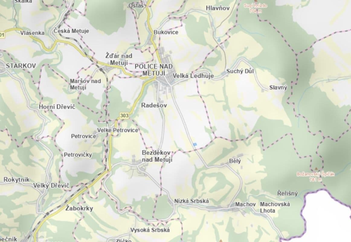 Predaj pozemku 11.873 m², Police nad Metují, Královéhradecký kraj Predaj pozemku 11.873 m², Police nad Metují, Královéhradecký kraj