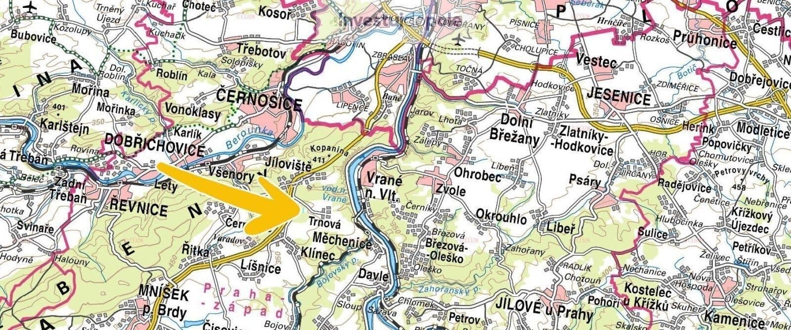 Predaj pozemku 2.078 m², Jíloviště, Středočeský kraj Predaj pozemku 2.078 m², Jíloviště, Středočeský kraj