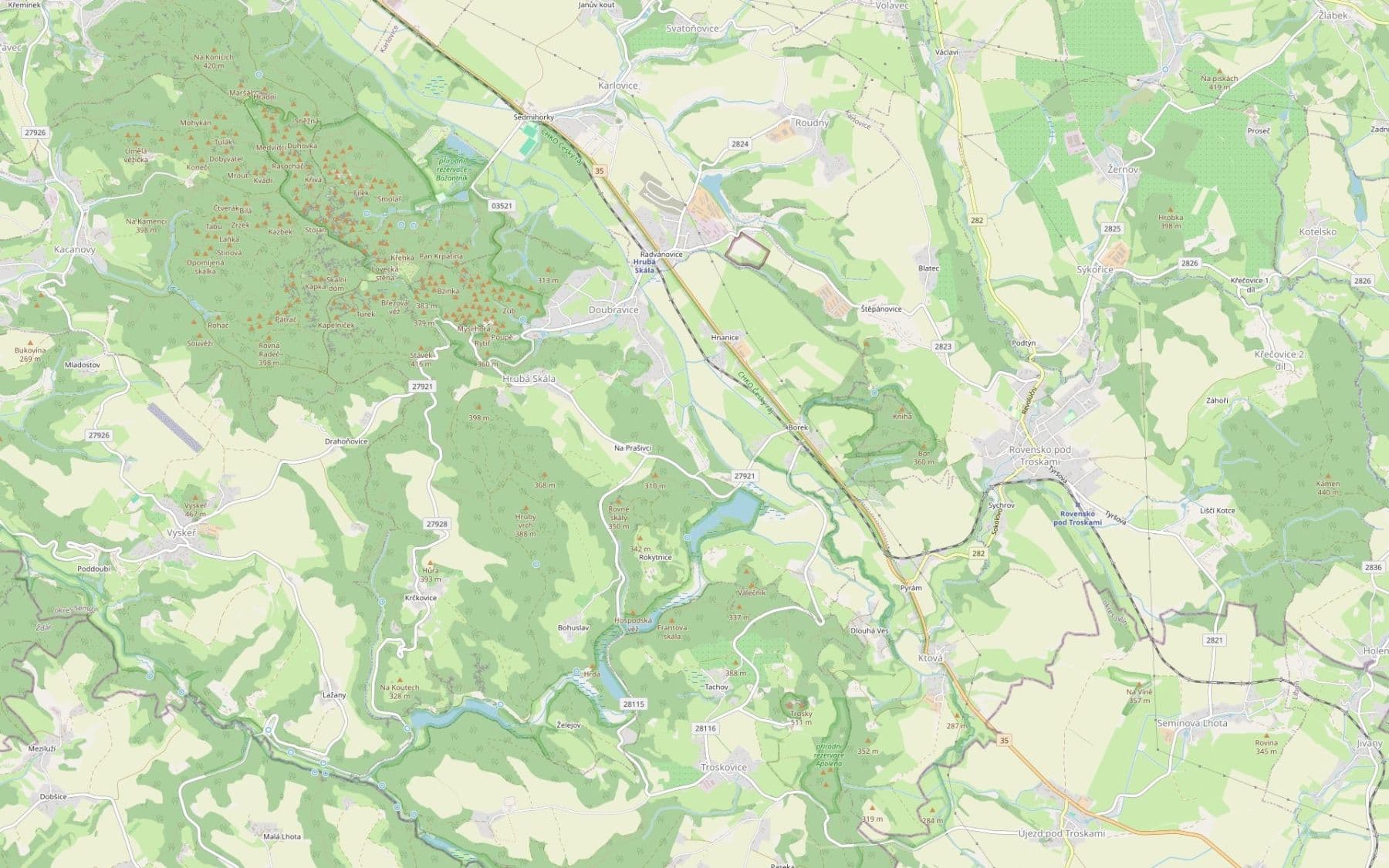 Predaj pozemku 2.240 m², Hrubá Skála, Liberecký kraj Predaj pozemku 2.240 m², Hrubá Skála, Liberecký kraj