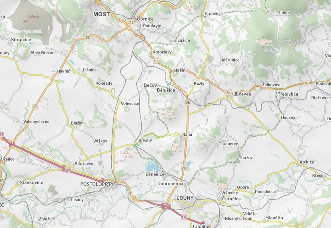 Predaj pozemku 1.879 m², Břvany, Ústecký kraj Predaj pozemku 1.879 m², Břvany, Ústecký kraj