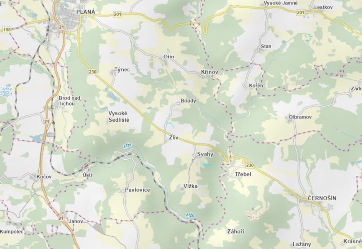 Predaj pozemku 17.635 m², Planá, Plzeňský kraj Predaj pozemku 17.635 m², Planá, Plzeňský kraj