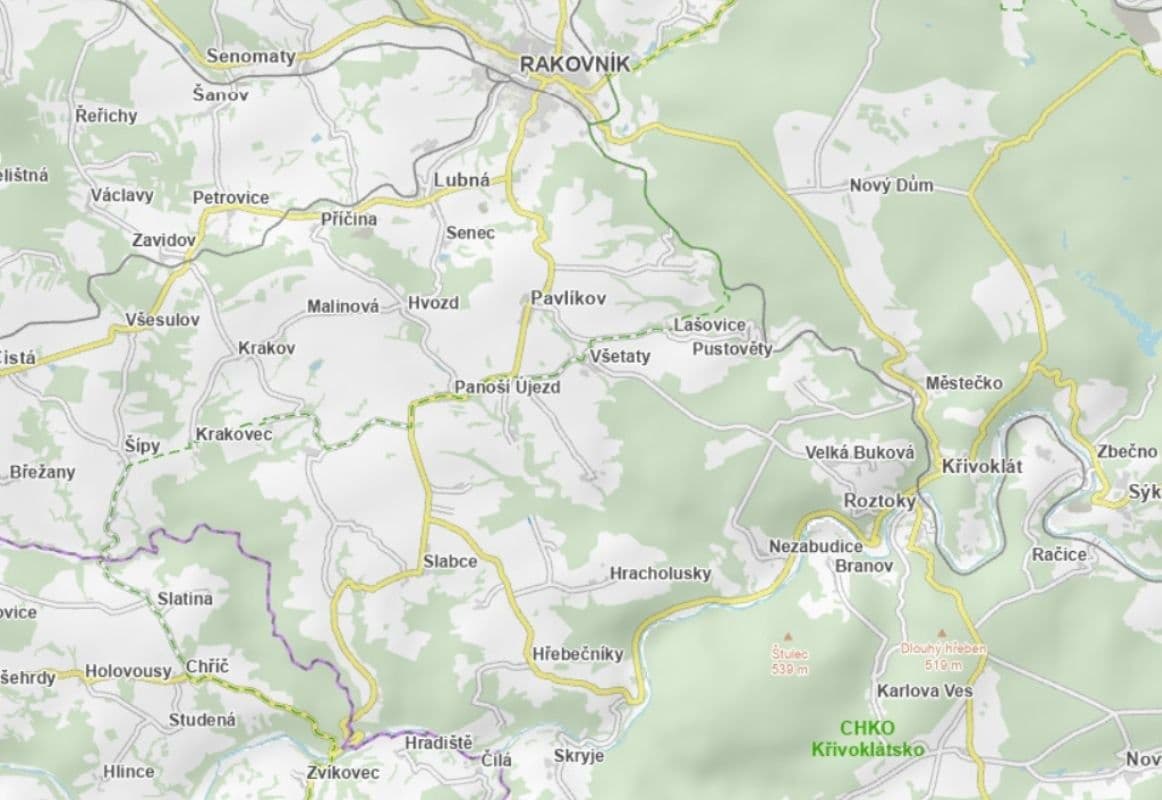 Predaj pozemku 2.822 m², Hřebečníky, Středočeský kraj Predaj pozemku 2.822 m², Hřebečníky, Středočeský kraj