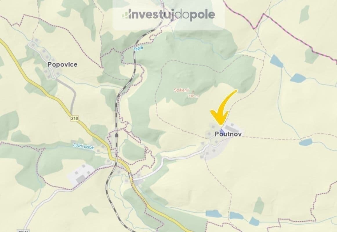 Predaj pozemku 2.266 m², Teplá, Karlovarský kraj Predaj pozemku 2.266 m², Teplá, Karlovarský kraj