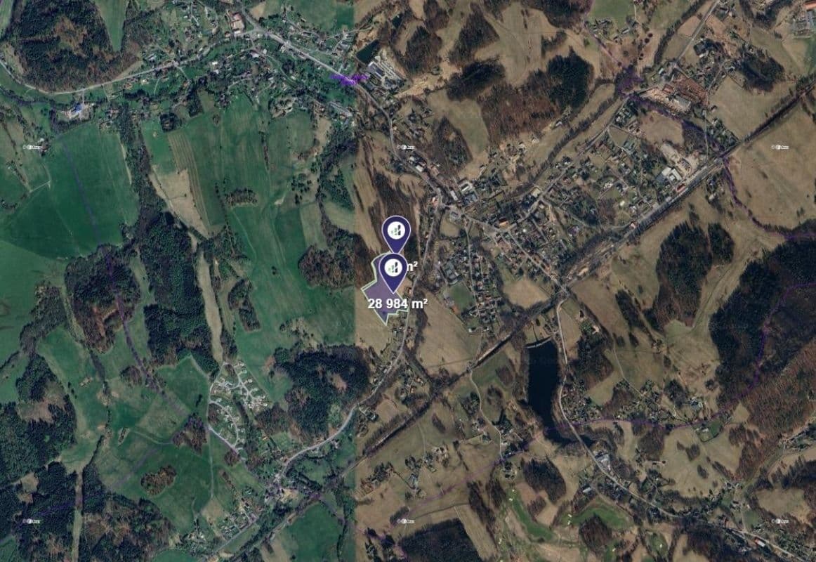 Predaj pozemku 7.252 m², Mníšek, Liberecký kraj Predaj pozemku 7.252 m², Mníšek, Liberecký kraj