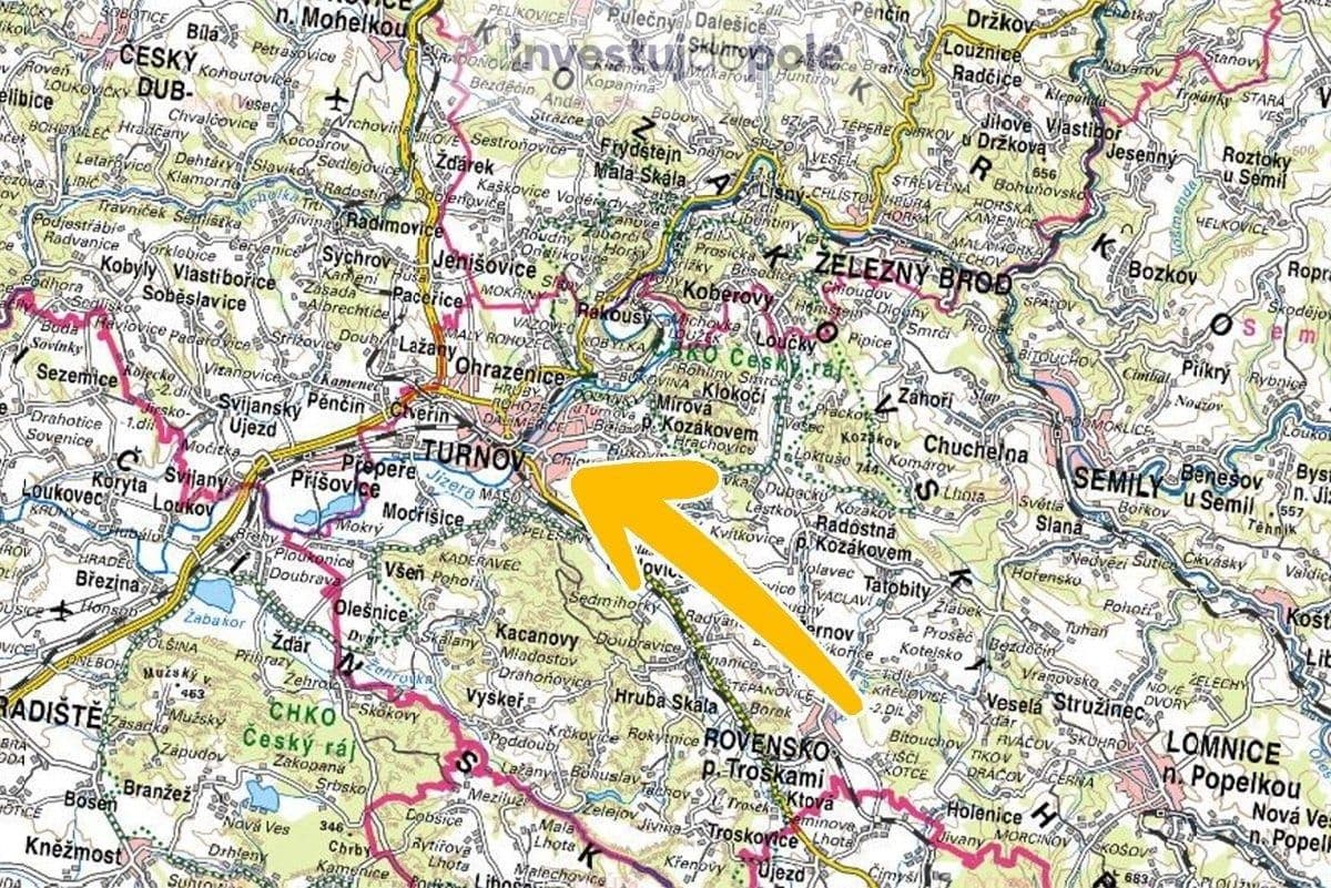 Predaj pozemku 11.767 m², Turnov, Liberecký kraj Predaj pozemku 11.767 m², Turnov, Liberecký kraj