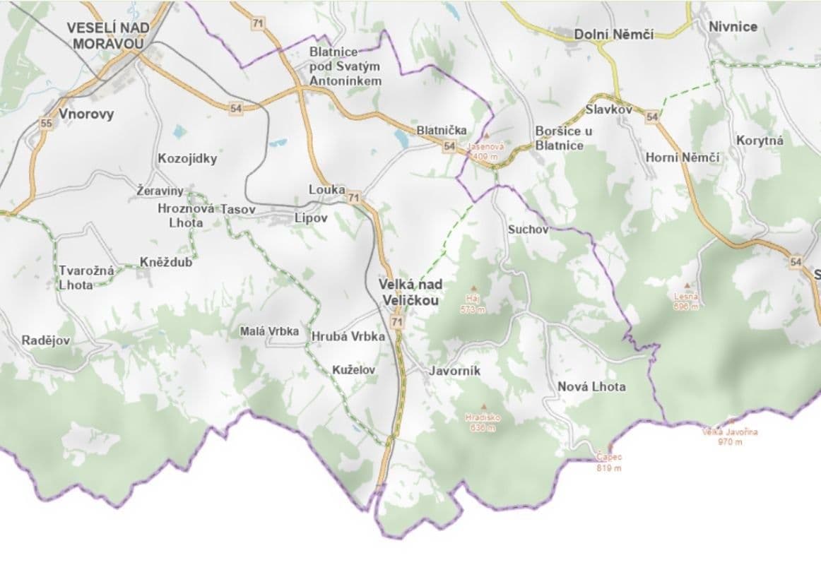 Predaj pozemku 3.800 m², Javorník, Jihomoravský kraj Predaj pozemku 3.800 m², Javorník, Jihomoravský kraj