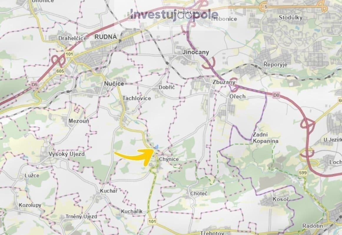 Predaj pozemku 2.430 m², Dobříč, Středočeský kraj Predaj pozemku 2.430 m², Dobříč, Středočeský kraj