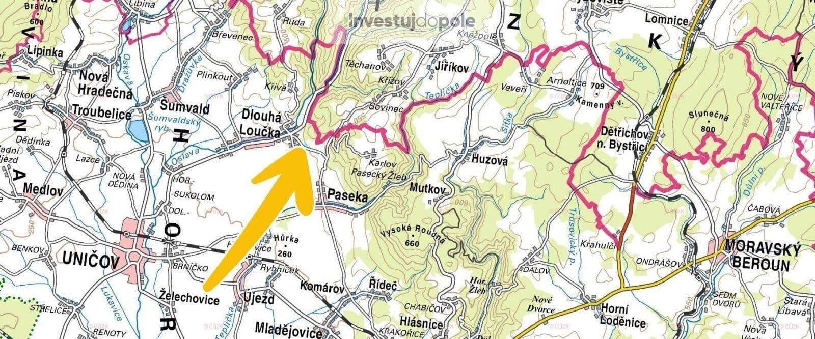Predaj pozemku 10.730 m², Dlouhá Loučka, Olomoucký kraj Predaj pozemku 10.730 m², Dlouhá Loučka, Olomoucký kraj