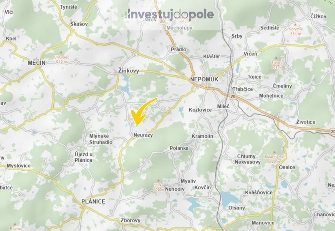Predaj pozemku 28.493 m², Neurazy, Plzeňský kraj Predaj pozemku 28.493 m², Neurazy, Plzeňský kraj