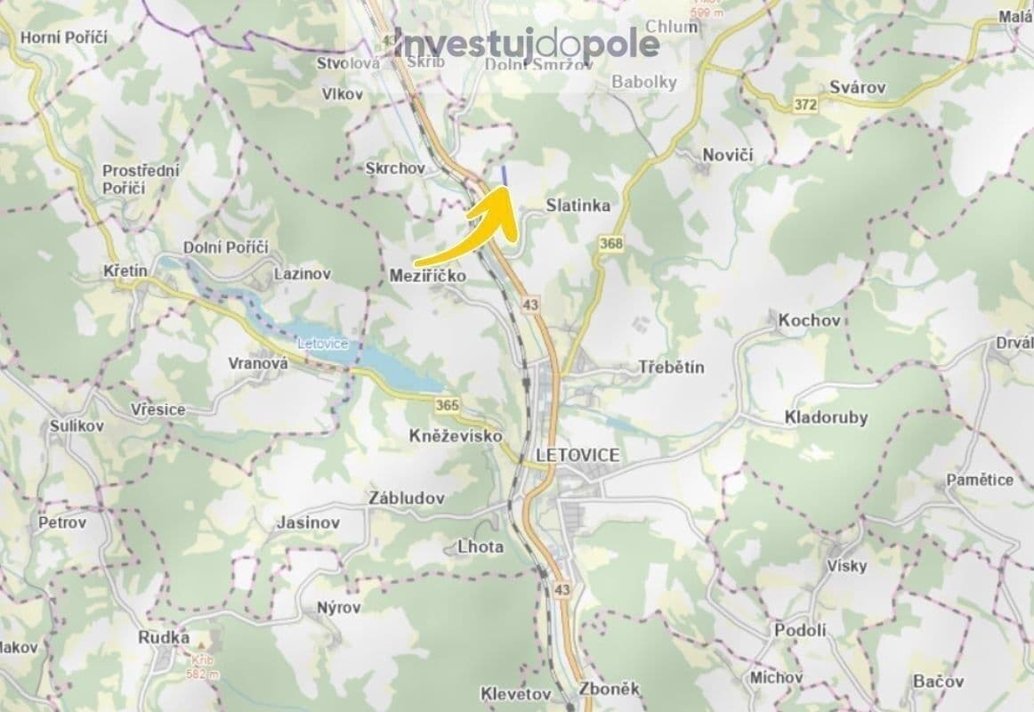 Predaj pozemku 10.583 m², Letovice, Jihomoravský kraj Predaj pozemku 10.583 m², Letovice, Jihomoravský kraj