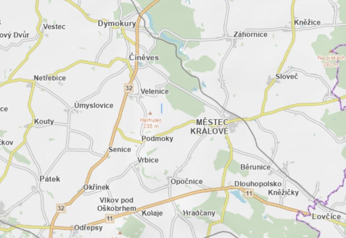 Predaj pozemku 1.300 m², Velenice, Středočeský kraj Predaj pozemku 1.300 m², Velenice, Středočeský kraj
