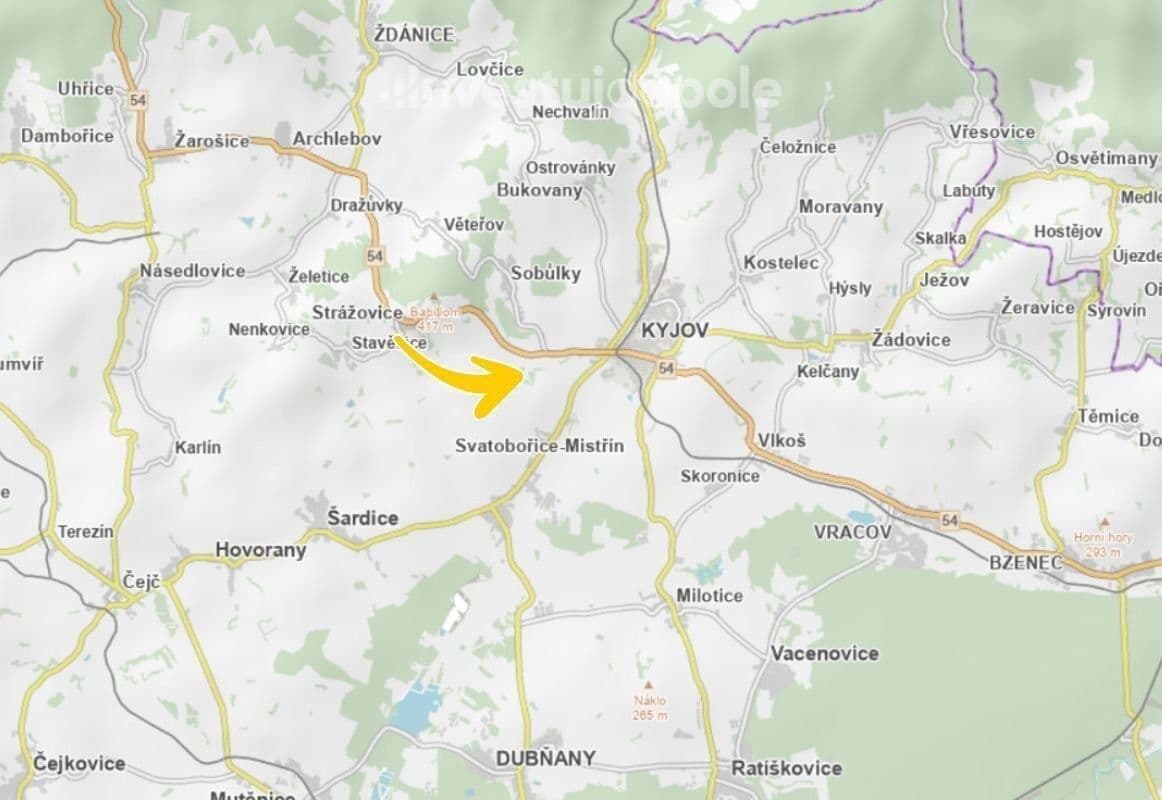 Predaj pozemku 2.398 m², Svatobořice-Mistřín, Jihomoravský kraj Predaj pozemku 2.398 m², Svatobořice-Mistřín, Jihomoravský kraj