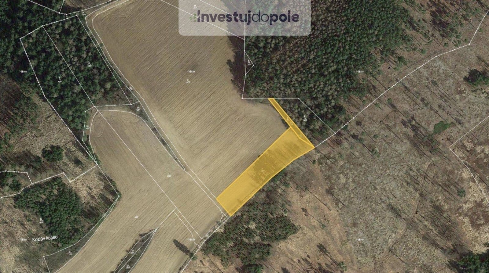 Predaj pozemku 3.856 m², Pravonín, Středočeský kraj Predaj pozemku 3.856 m², Pravonín, Středočeský kraj