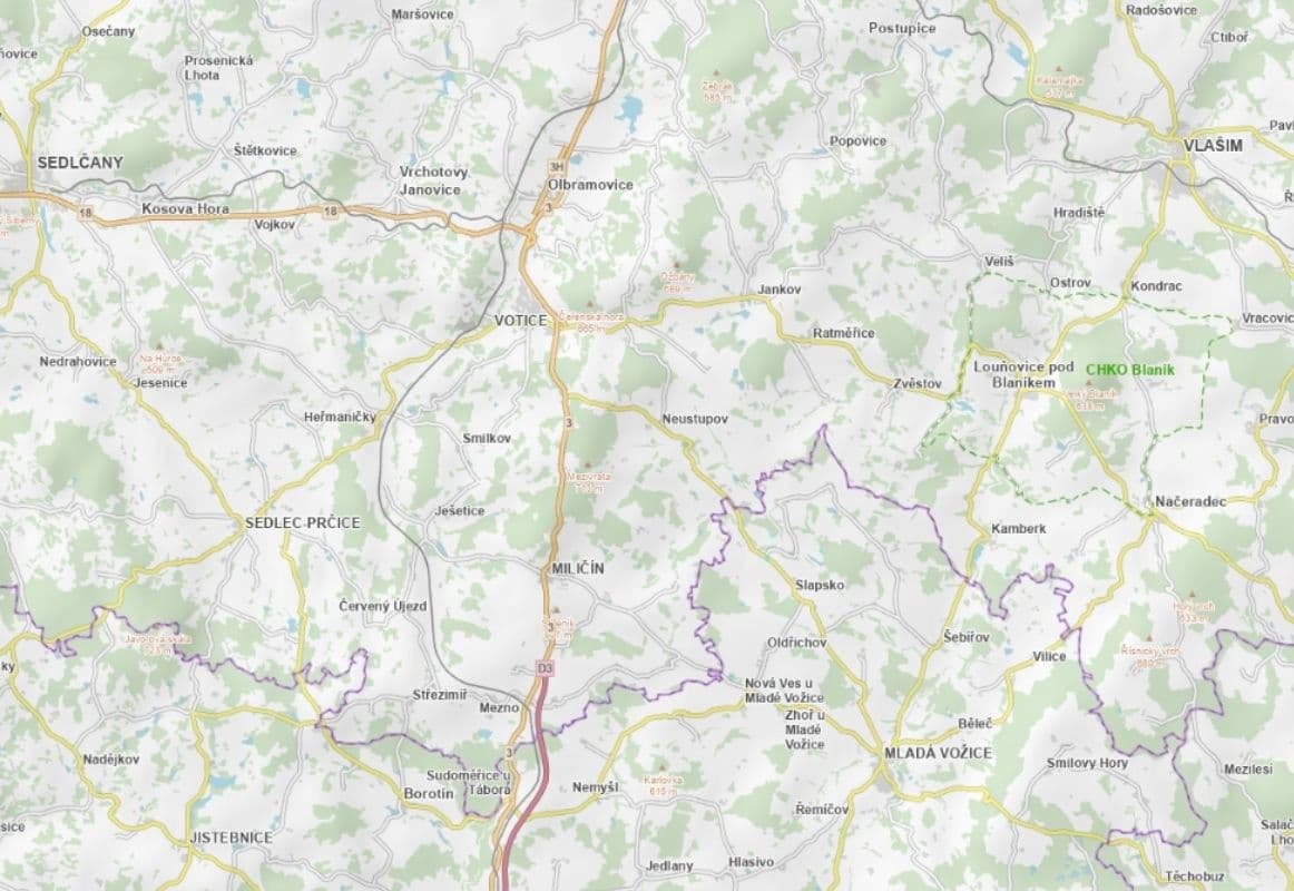 Predaj pozemku 6.571 m², Slapsko, Jihočeský kraj Predaj pozemku 6.571 m², Slapsko, Jihočeský kraj