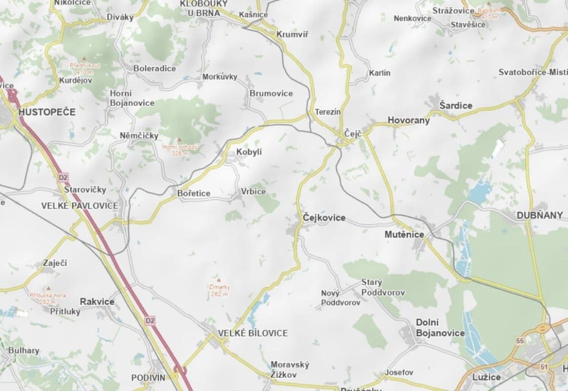 Predaj pozemku 1.956 m², Čejkovice, Jihomoravský kraj Predaj pozemku 1.956 m², Čejkovice, Jihomoravský kraj