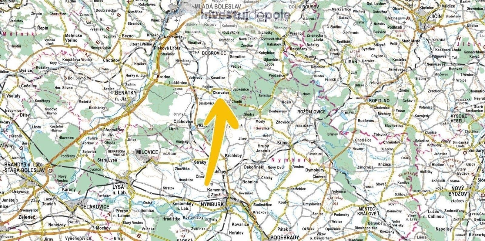 Predaj pozemku 3.799 m², Chudíř, Středočeský kraj Predaj pozemku 3.799 m², Chudíř, Středočeský kraj