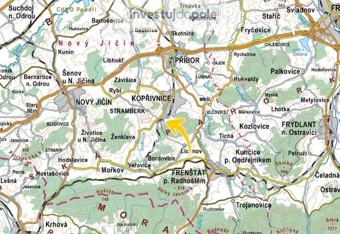 Predaj pozemku 6.082 m², Kopřivnice, Moravskoslezský kraj Predaj pozemku 6.082 m², Kopřivnice, Moravskoslezský kraj